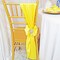 Decorative Accents 10 Pieces Satin Chair Sashes Canary Yellow Event Decor Accent 8"x108"